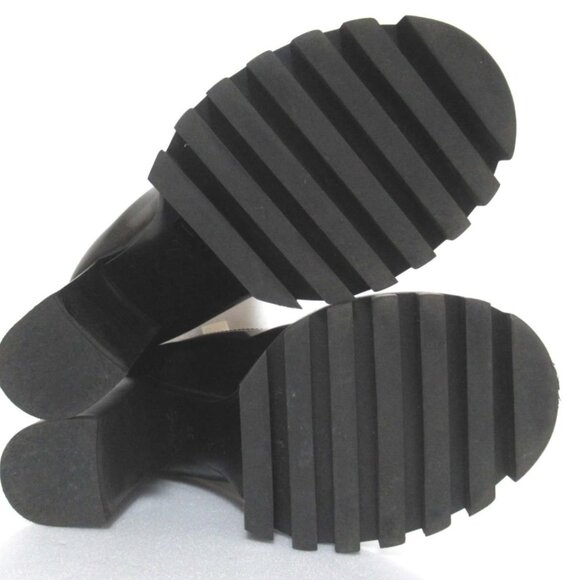 Louis Vuitton LV Monogram Heeled Ankle Chunky Combat Boots Booties 36 / 6 - Picture 5 of 9